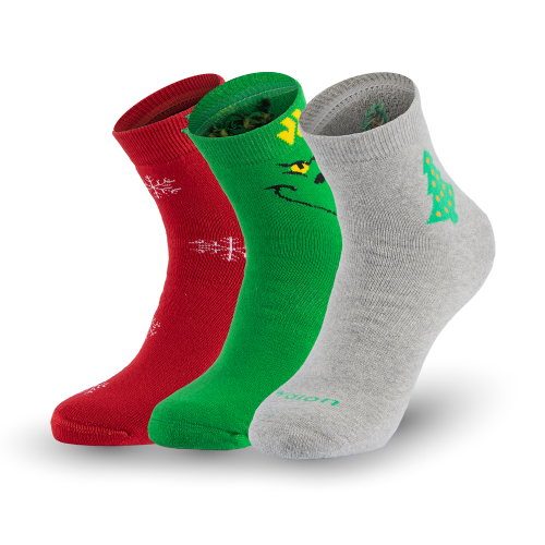 Pack Medias Tobilleras Navideñas Adulto