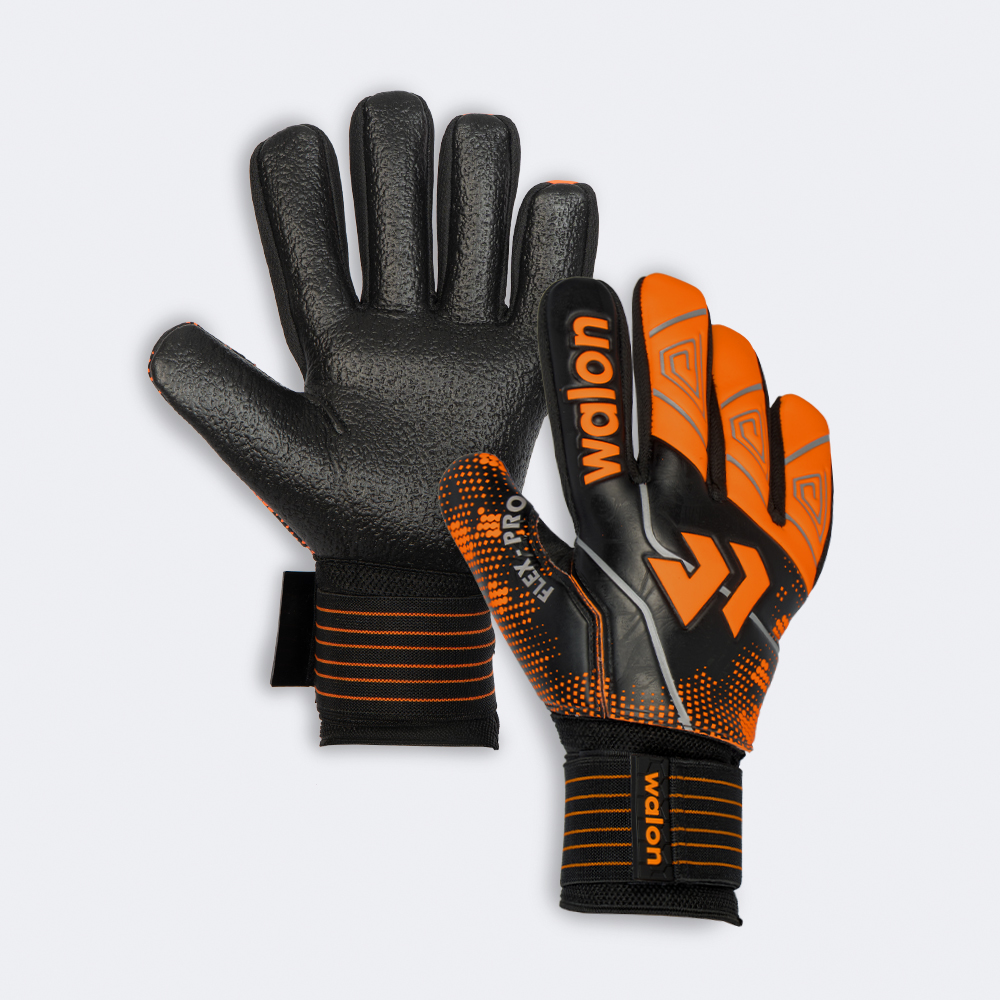 GUANTES ARQUERO_MATCH II_UNISEX ADULTO_NEGRO_NARANJA FOSFORESCENTE_PLATA_3029080693633_1