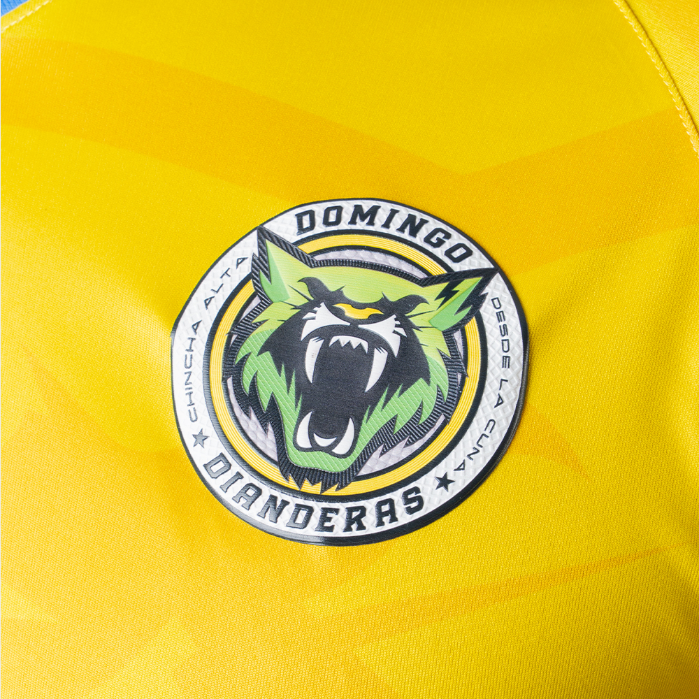 CAMISETA OFICIAL 26_DOMINGO DIANDERAS_HOMBRE_AMARILLO_TURQUESA_1007750730859_5 Camiseta Fútbol Oficial Domingo Dianderas 2026 Hombre